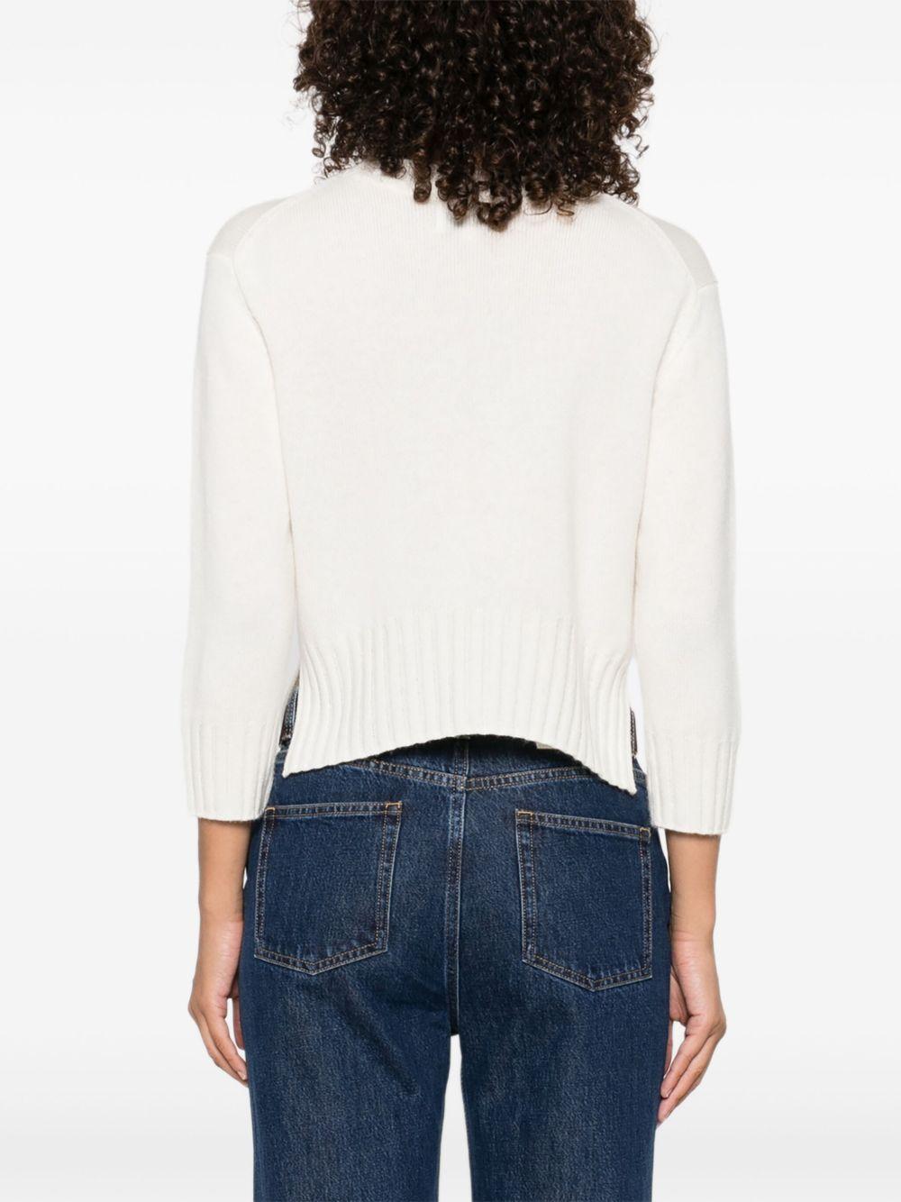 Maglione Mora in bianco LouLou de Saison - donna 