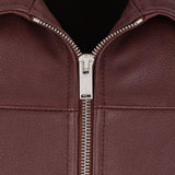 Giacca in pelle in marrone Lardini - uomo 