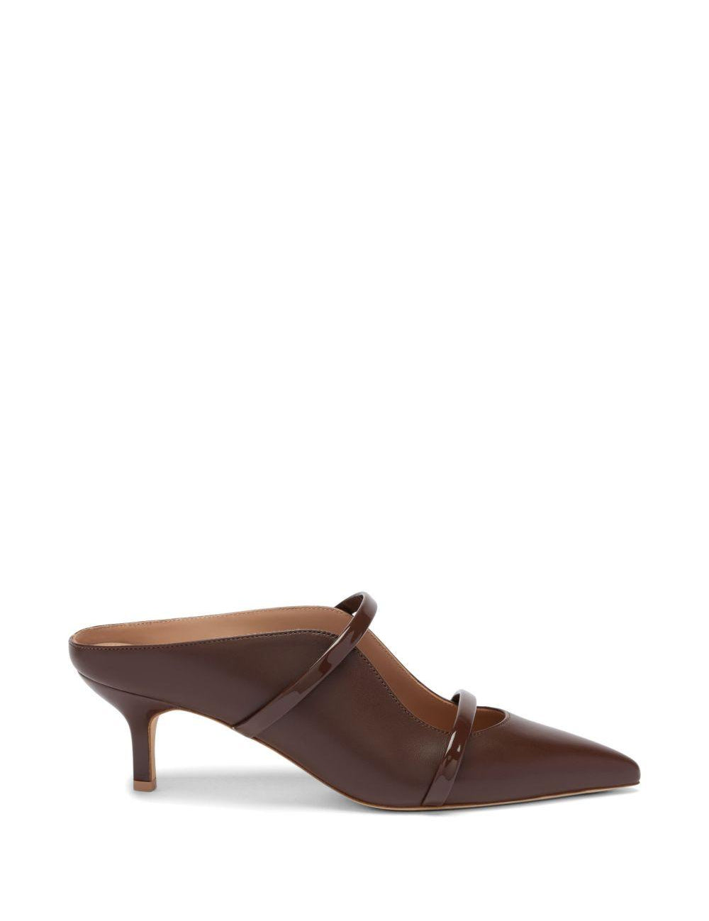 Mules Maureen 45 goffrato croco tabacco 