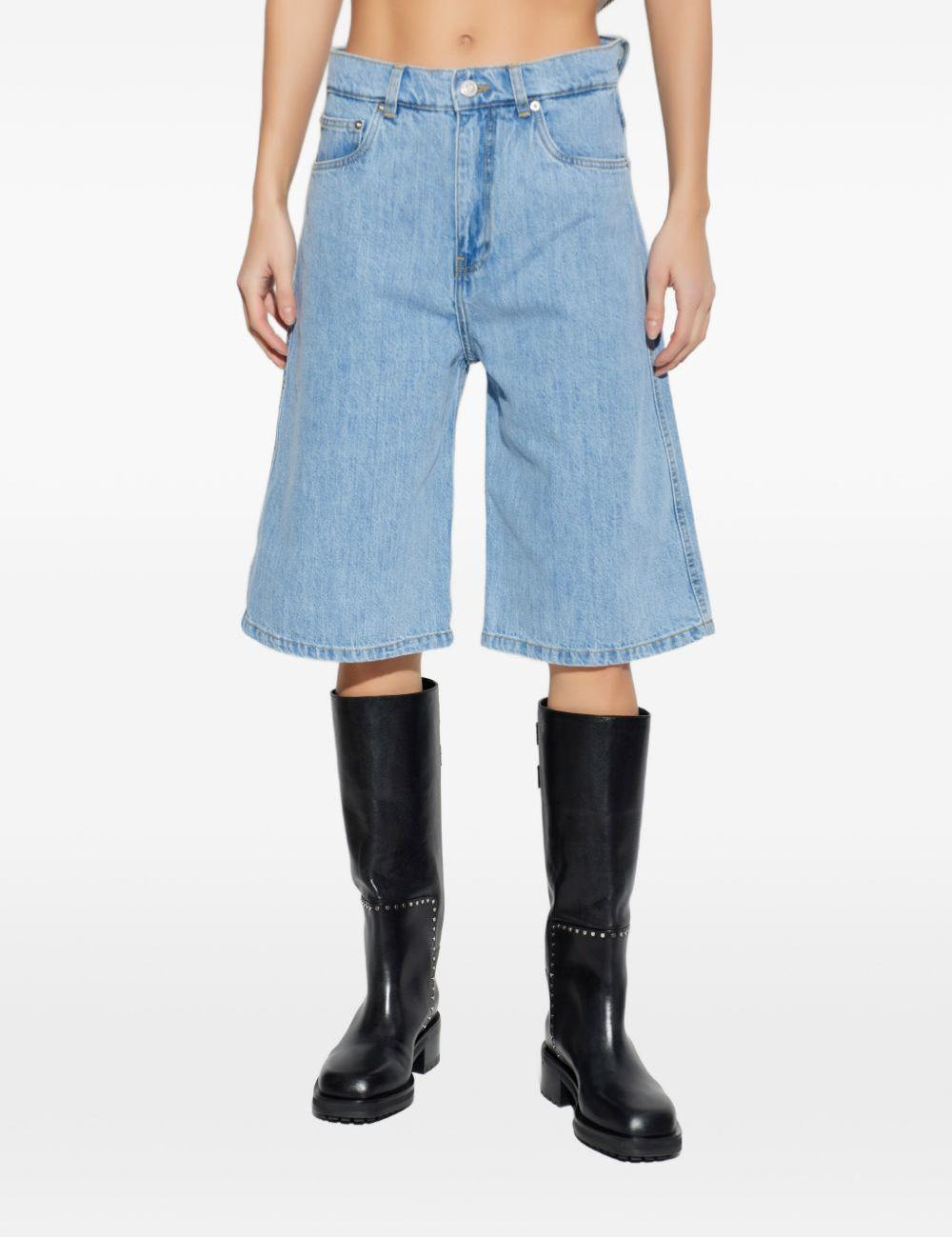 Shorts con cintura in blu Coperni - donna 