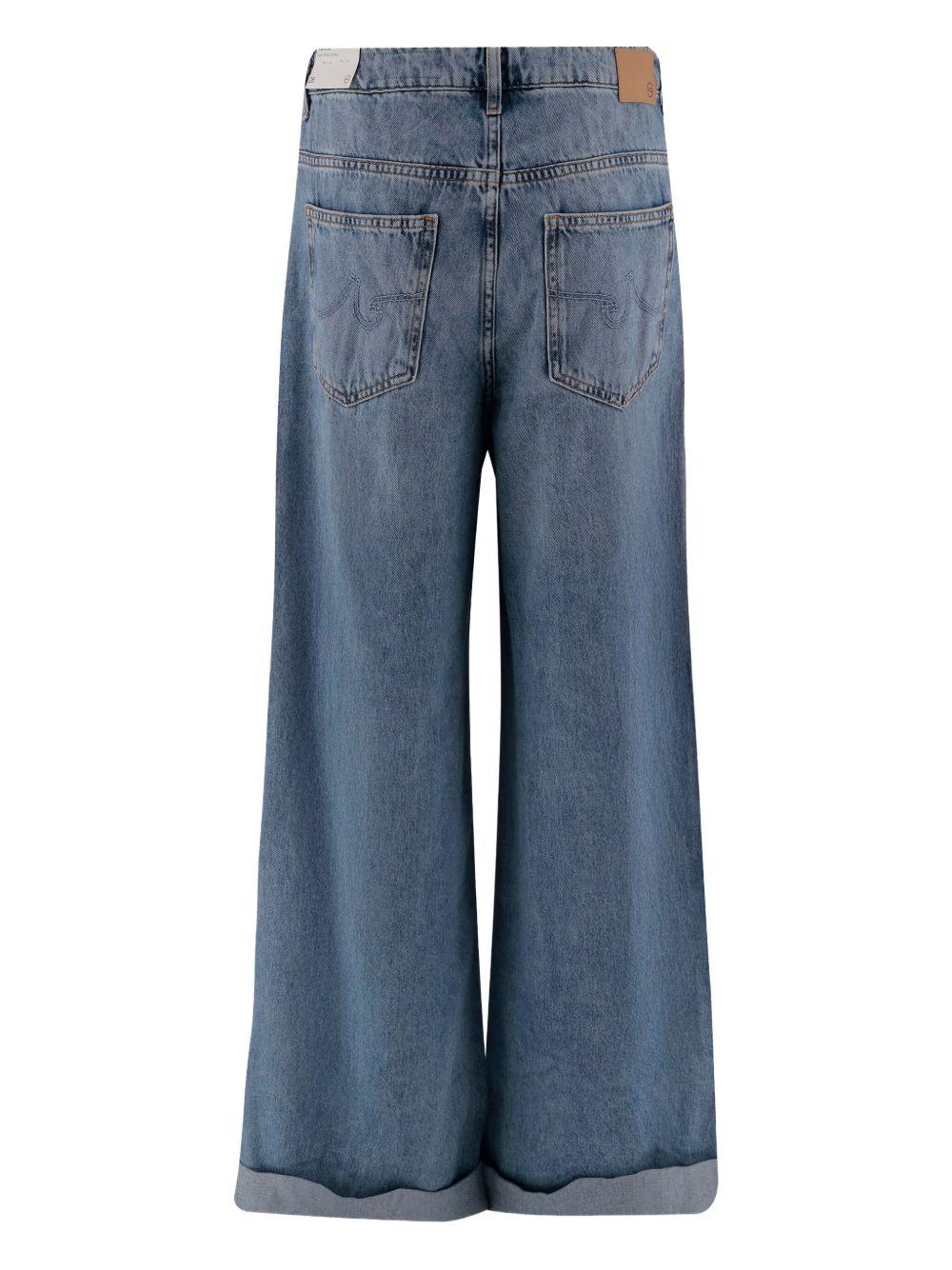 Jeans con risvolto in blu Ag jeans - donna 