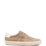 Sneakers con logo in marrone Golden goose - uomo 