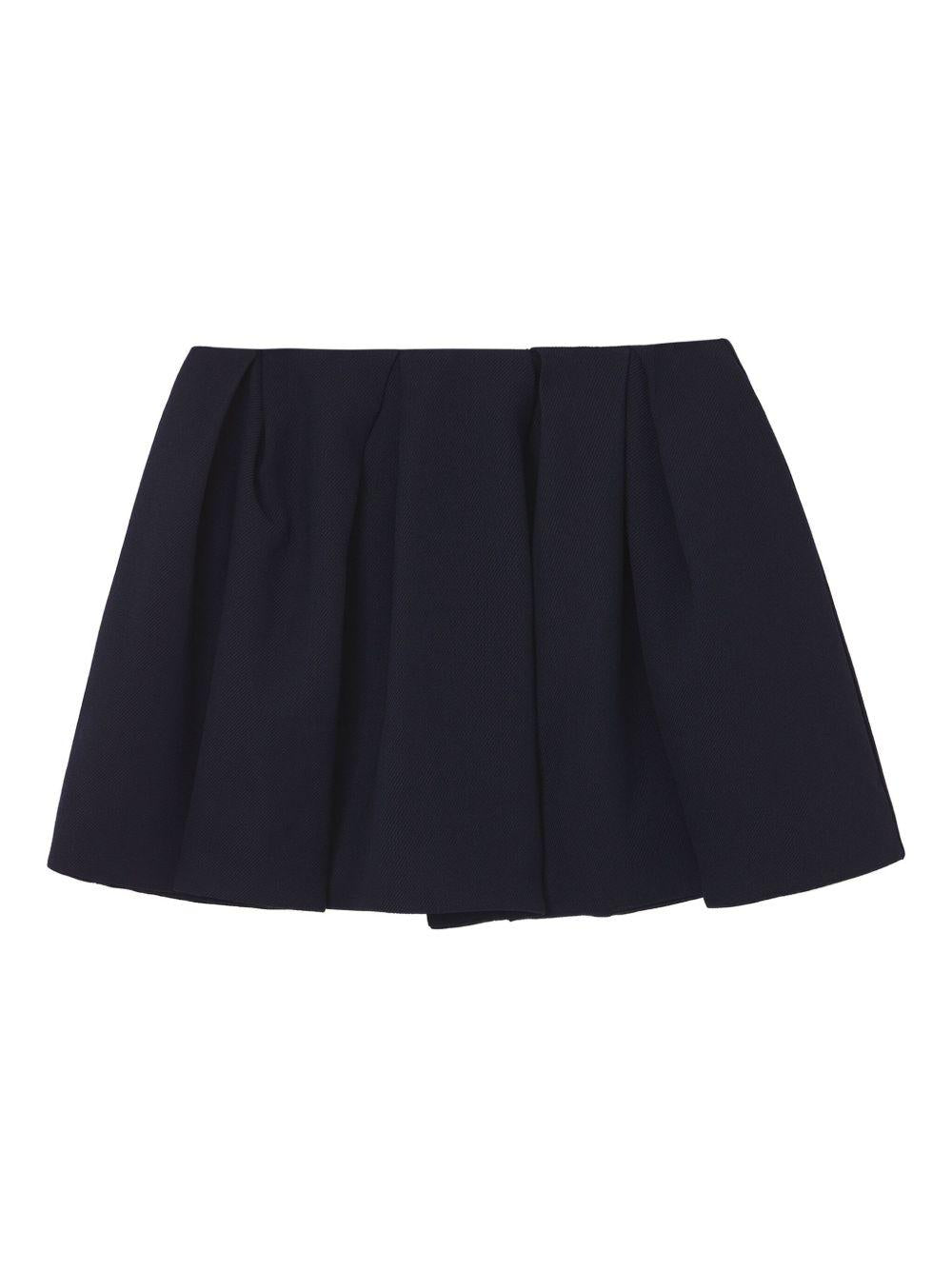 Minigonna a pieghe in blu Shushu/tong - donna 