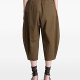 Bermuda gamba ampia in marrone LEMAIRE  - donna 
