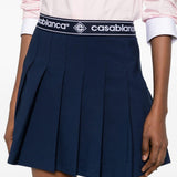 Minigonna con logo in blu Casablanca - donna 