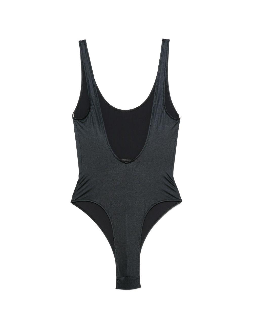Costume da bagno con scollo a rotondo in nero Venuja - donna 