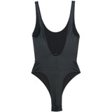 Costume da bagno con scollo a rotondo in nero Venuja - donna 