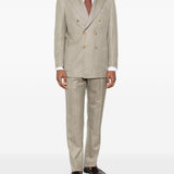 Completo doppiopetto in verde Kiton - uomo 