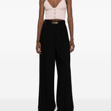 Top con paillettes in rosa Alessandra rich - donna 