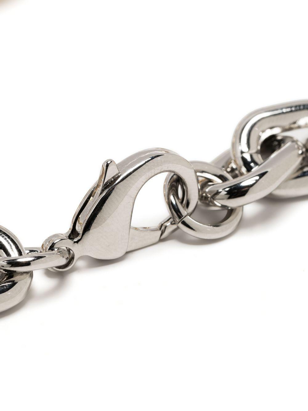Choker bicolore a catena in oro e argento Rabanne - donna 