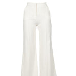 Pantaloni a gamba ampia in bianco ELie Saab - donna 
