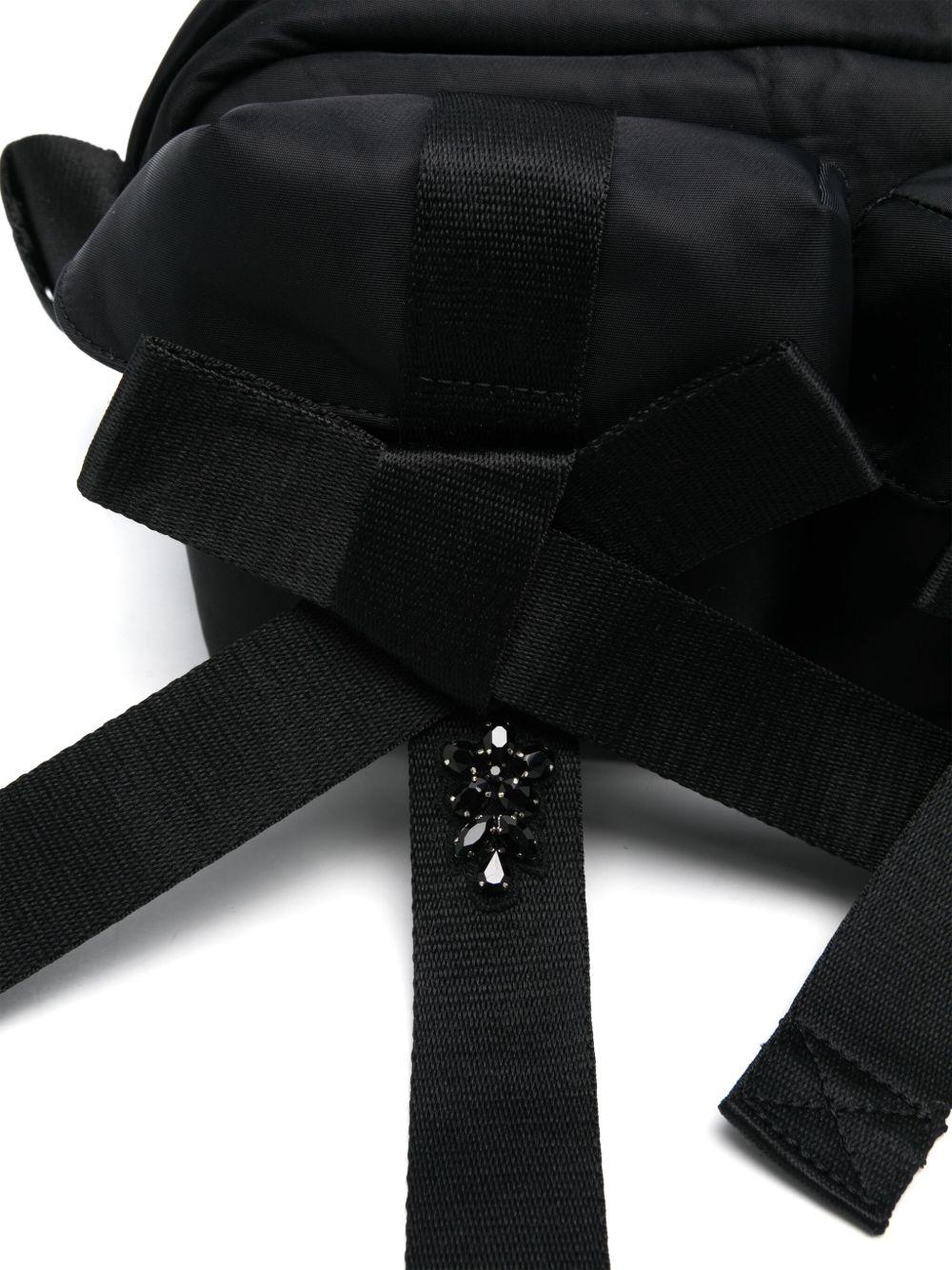 Borsa messenger Classic Bow in nero Simone Rocha - donna 