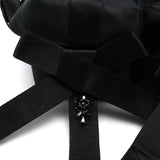 Borsa messenger Classic Bow in nero Simone Rocha - donna 