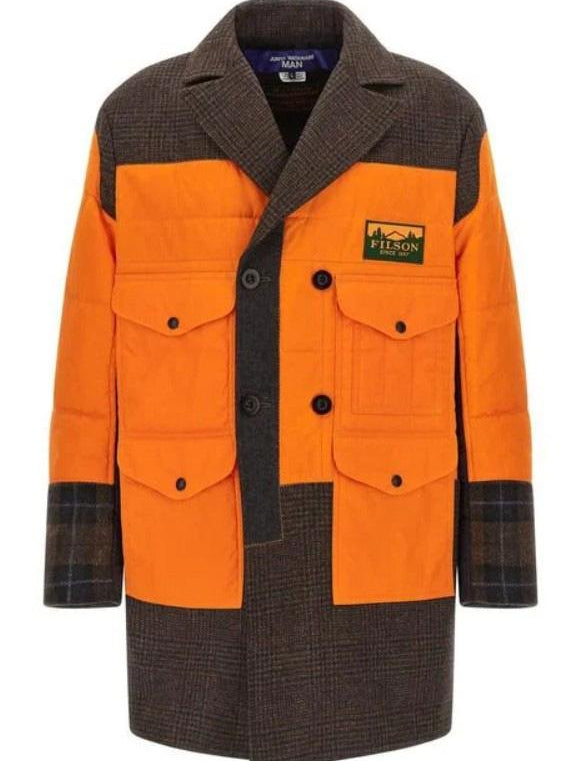 Cappotto patchwork filson multicolore  Junya Watanabe - uomo 