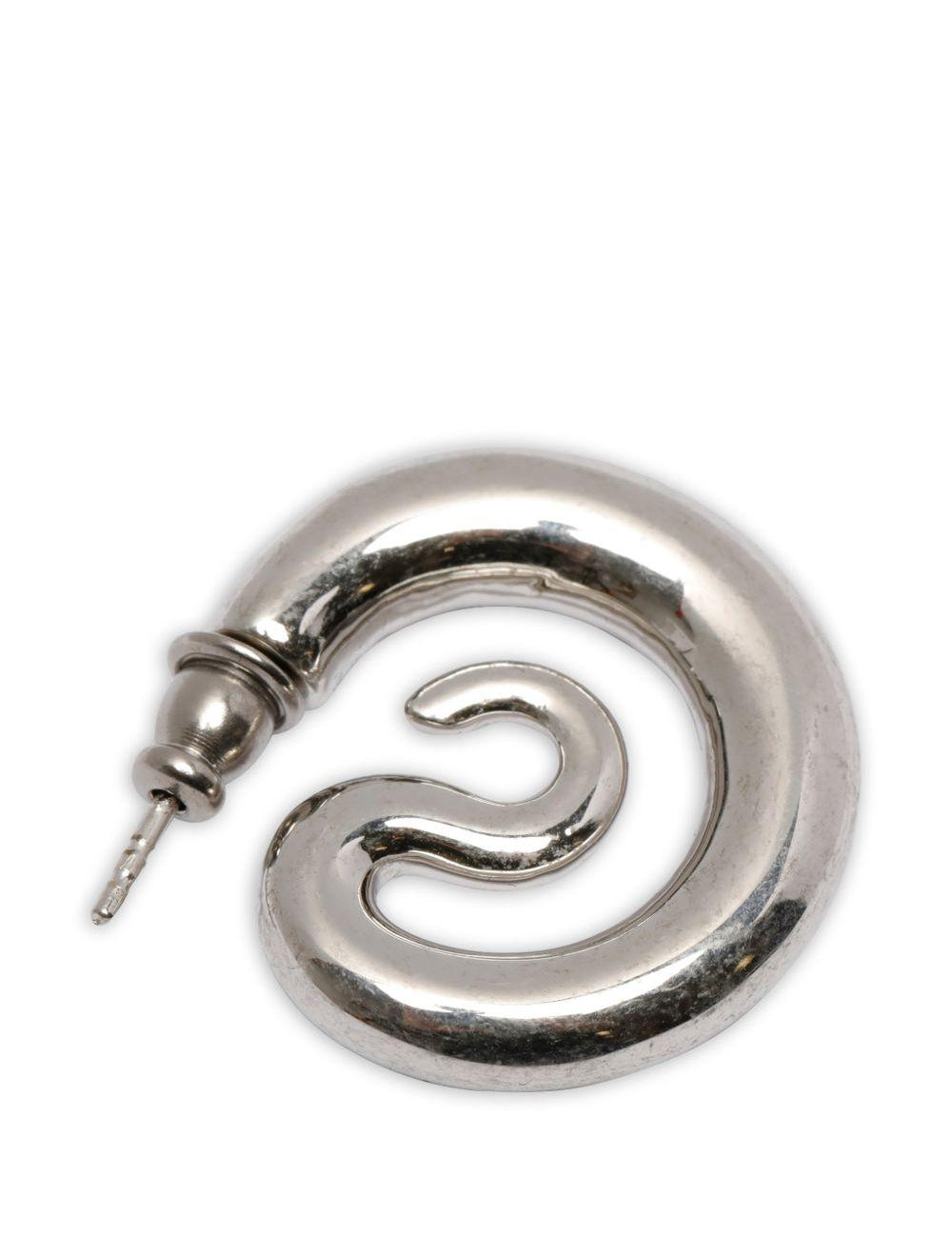 Orecchini a cerchio Serpent piccoli in argento Panconesi - unisex 