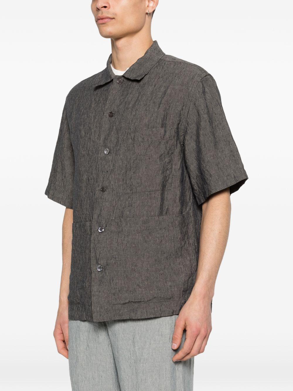 Camicia con tasca in grigio Barena Venezia - uomo 