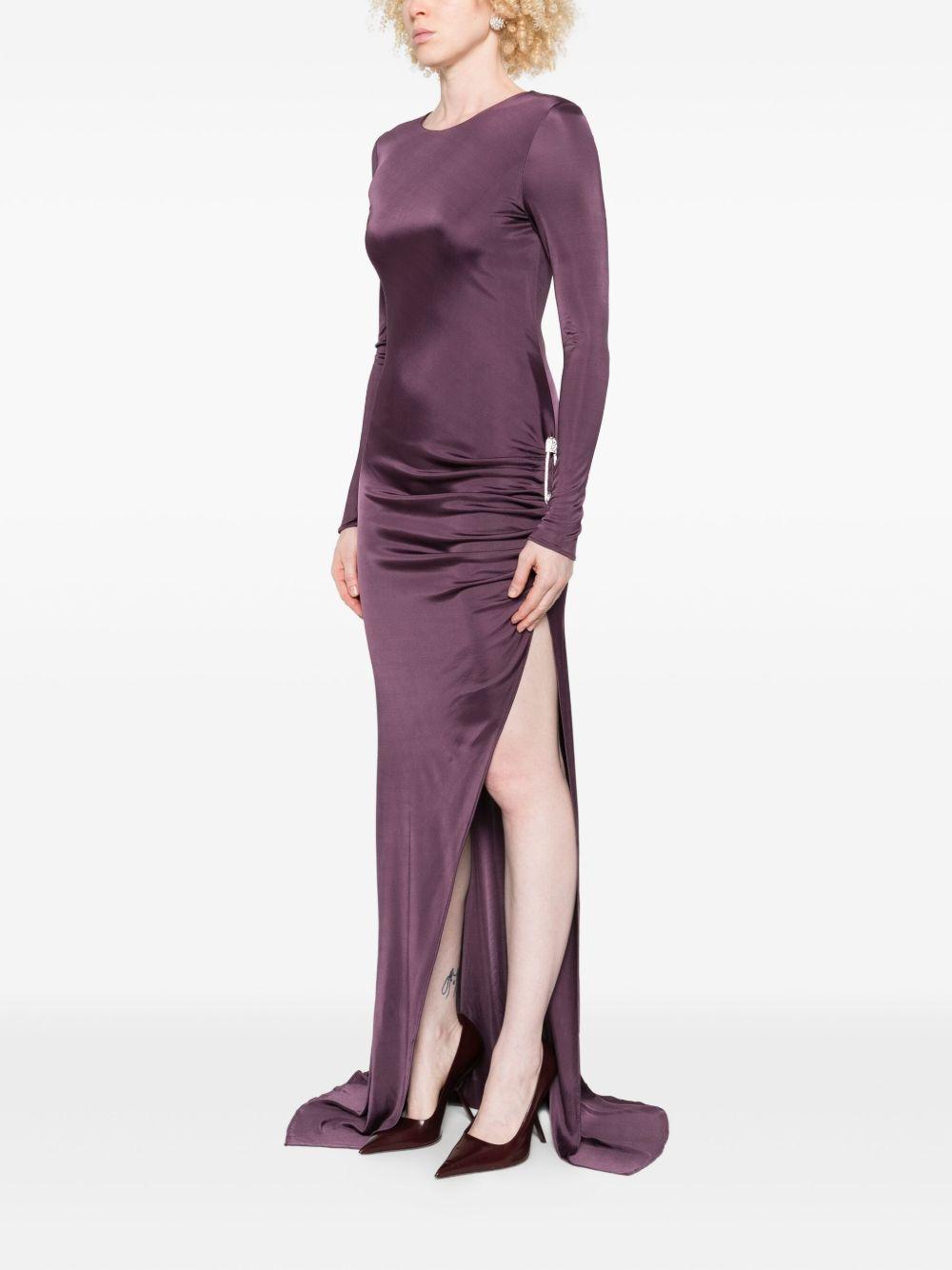 Abito da sera con decorazione in viola Giuseppe di Morabito - donna 