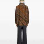 Camicia con stampa all-over multicolore 
