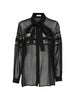 Black lace bow shirt Elie Saab - donna