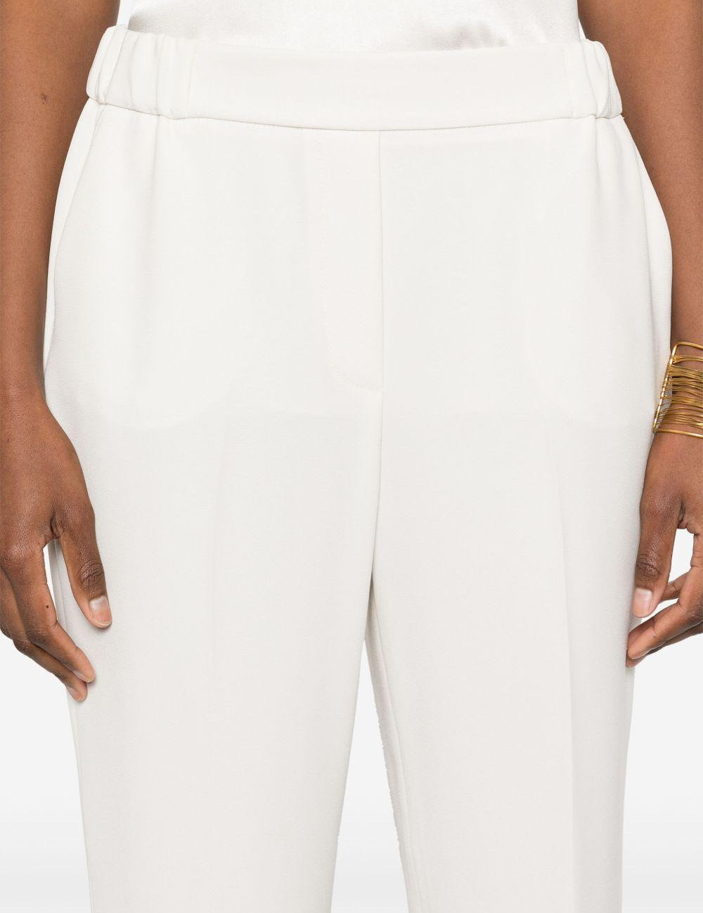 Pantaloni affusolati in avorio Antonelli - donna 