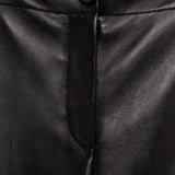 Pnataloni in pelle mita in nero Khaite - donna 