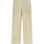 Pantaloni plissé in beige Brunello cucinelli - donna 