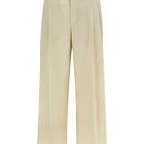 Pantaloni plissé in beige Brunello cucinelli - donna 