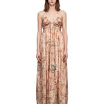 Abito maxi Roselight con stampa floreale 