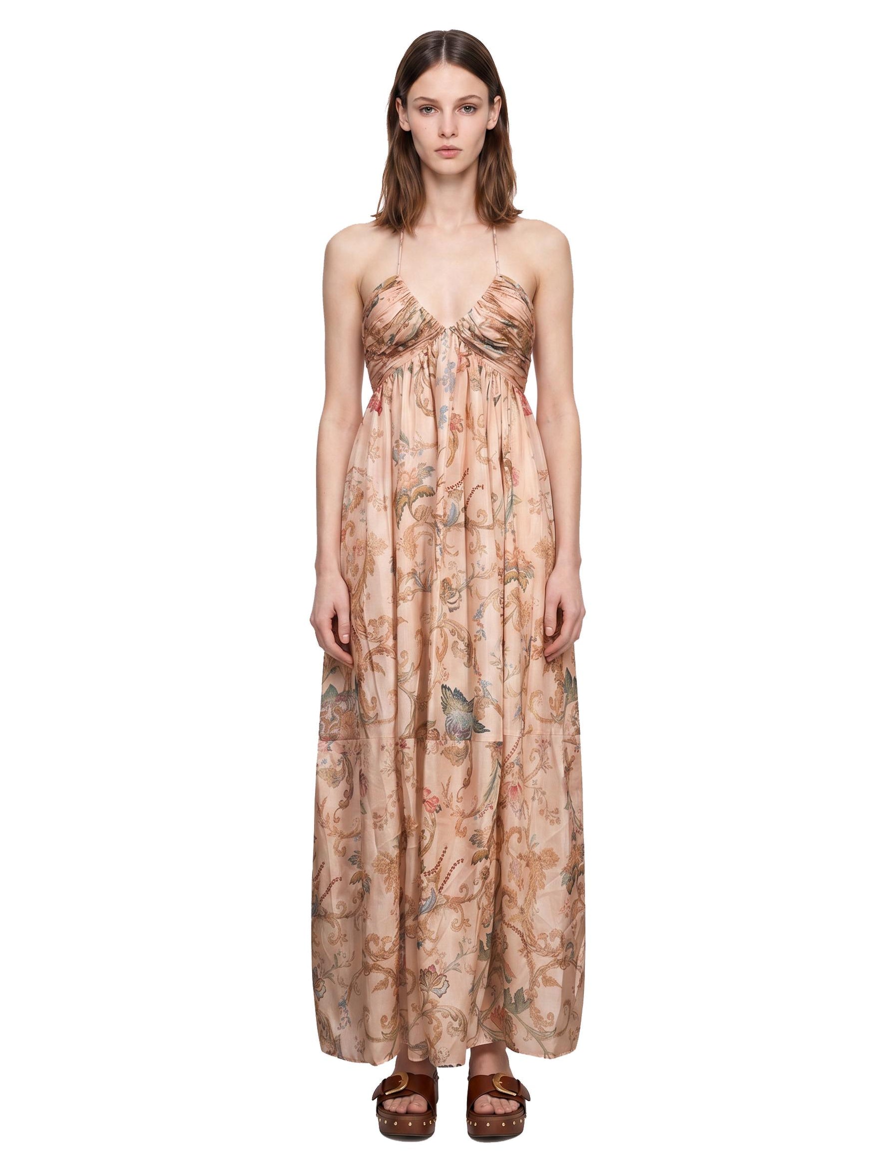 Abito maxi Roselight con stampa floreale 