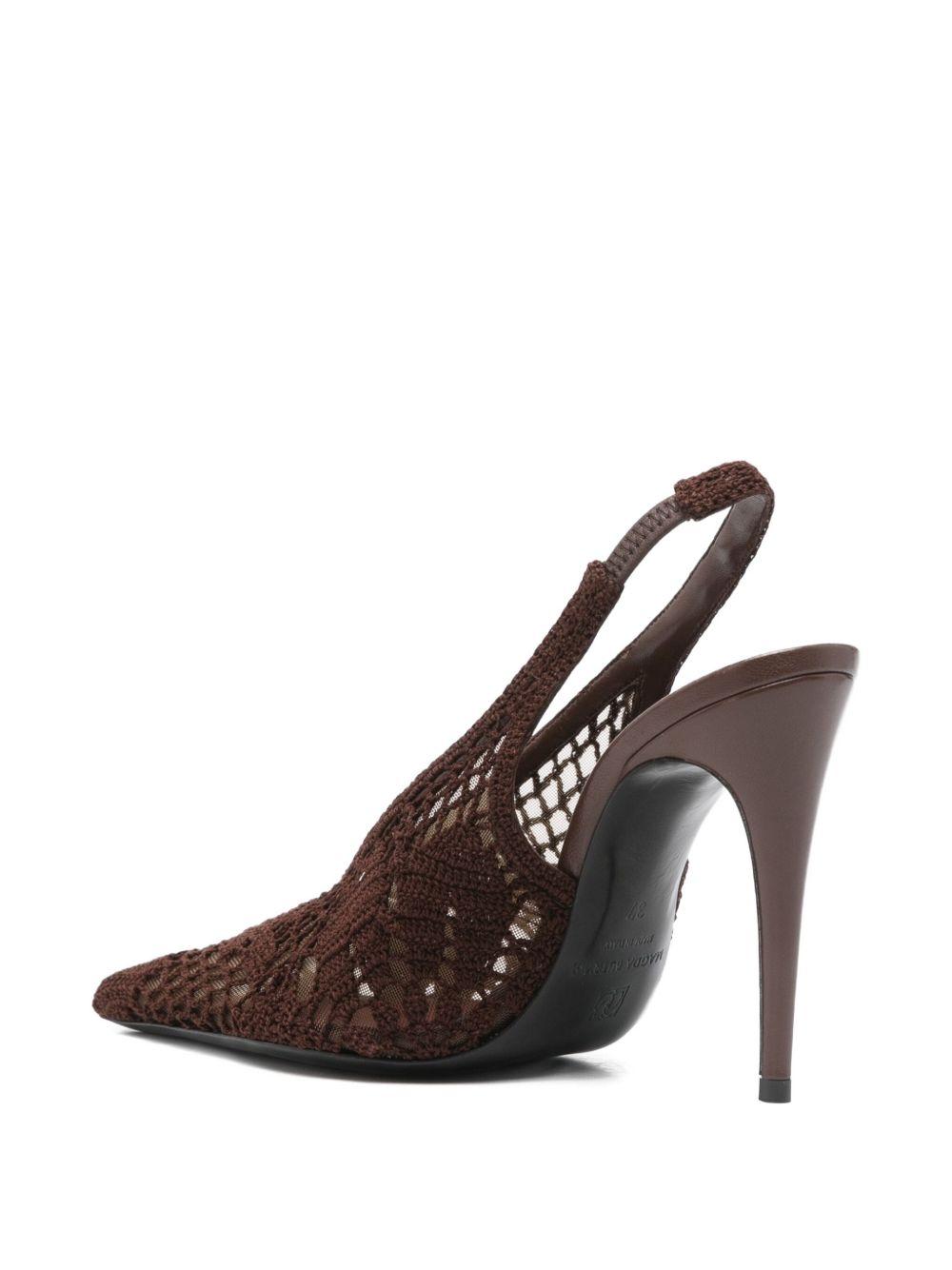 Decollete in crochet in marrone Magda butrym - donna 
