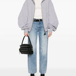 Top a collo alto in bianco Re/Done - donna 