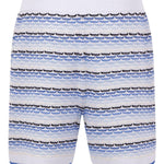 Pantaloncini a righe con logo a rombo in blu Casablanca - uomo 