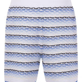 Pantaloncini a righe con logo a rombo in blu Casablanca - uomo 