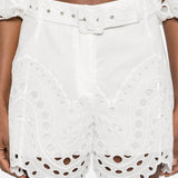 Shorts Dune con cintura in bianco Charo ruiz ibiza 1989 - donna 