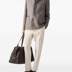 Pantaloni in lino Oasi in bianco Zegna - uomo 
