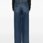 Jeans a gamba ampia in blu Toteme - donna 