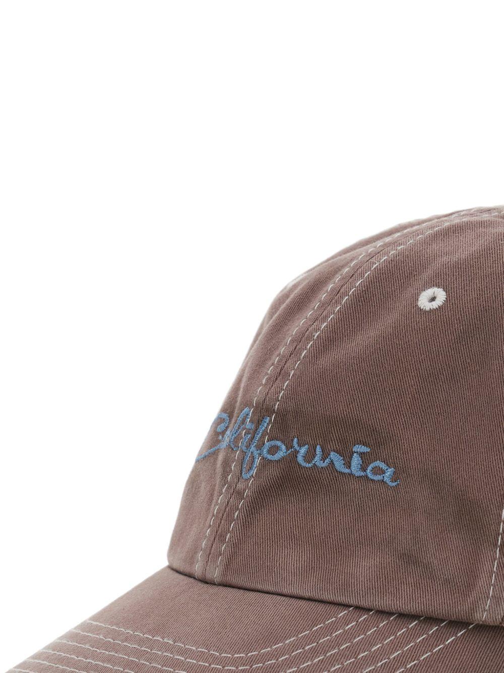Cappello da baseball California in marrone Erl - unisex 