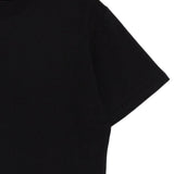 T-shirt a maniche corte in nero 