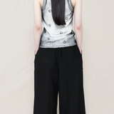 Canotta con stampa piercing in bianco Melitta baumeister - donna 