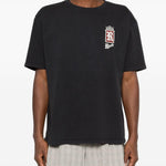 T-shirt con logo in nero Rhude - uomo 