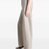 Jeans gamba ampia in beige e grigio LEMAIRE  - donna 