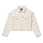 Giacca denim in bianco Levi's blue tab - uomo 