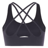 Top sportivo con logo in nero Adidas by stella mc  cartney - donna 