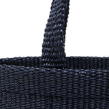 Borsa con logo in raffia in blu Jimmy choo - donna 
