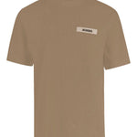 T-shirt con logo in beige Jacquemus - uomo 