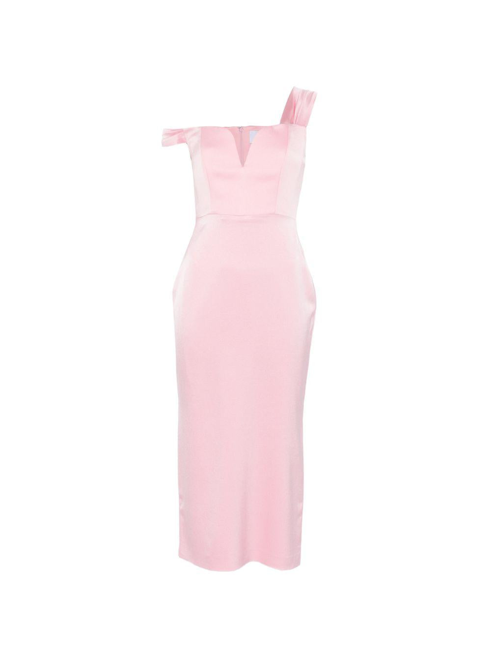 Abito satinato monospalla in rosa Alex perry - donna 