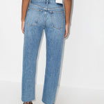 Jeans cropped a tubo di stufa in blu Re/done - donna 
