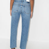 Jeans cropped a tubo di stufa in blu Re/done - donna 