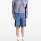 Felpa ricamata in viola Erl - unisex 