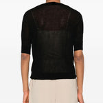 Top semi-trasparente negelia in nero Maxmara - donna 